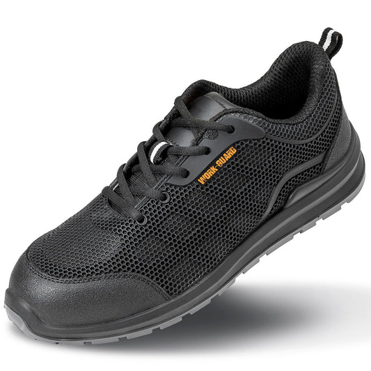 All-black safety trainer 