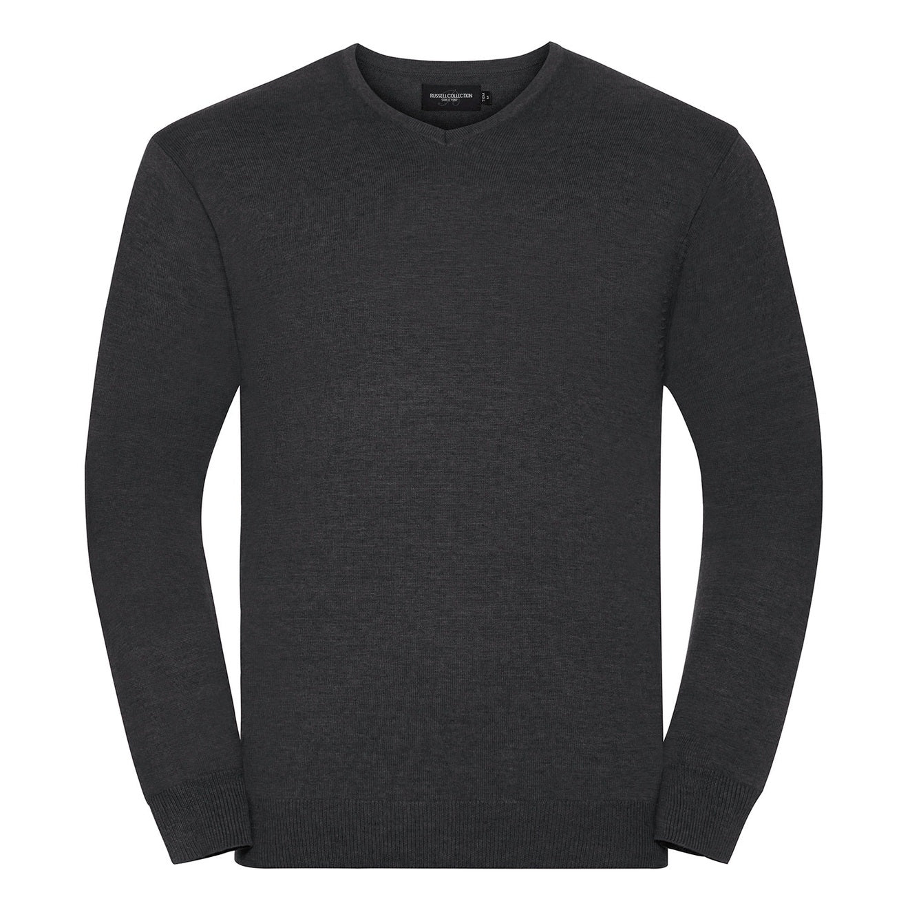 V-neck knitted sweater