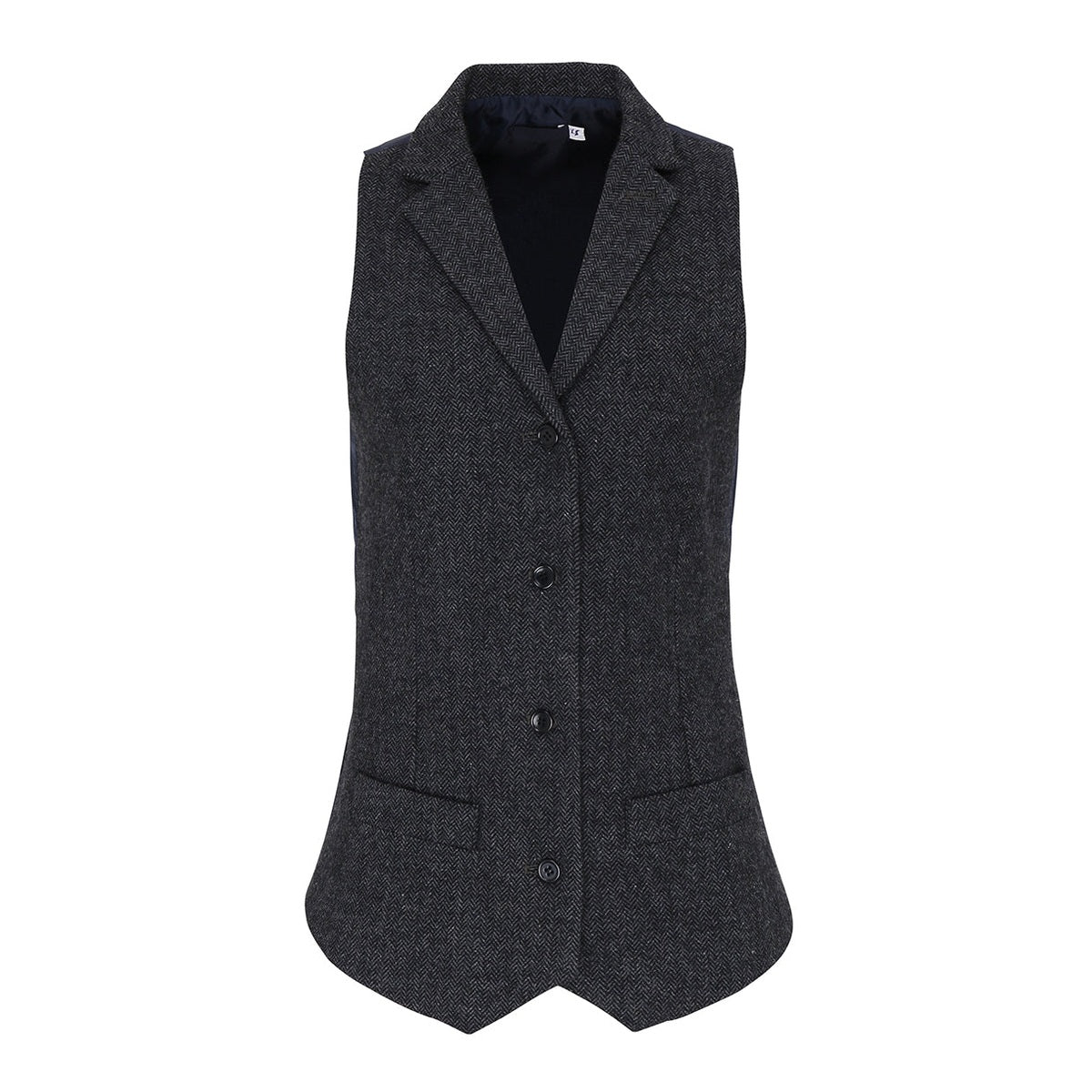 Women's herringbone waistcoat