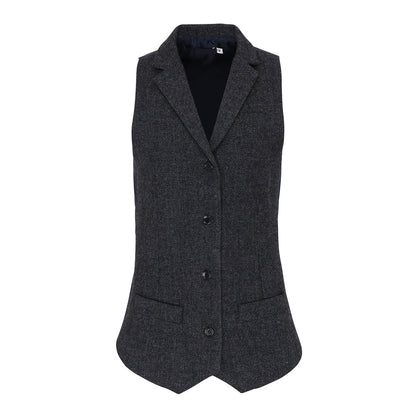 Women's herringbone waistcoat