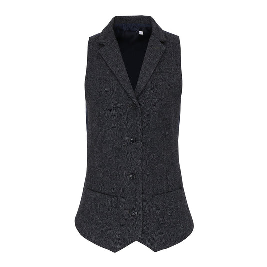 Women's herringbone waistcoat