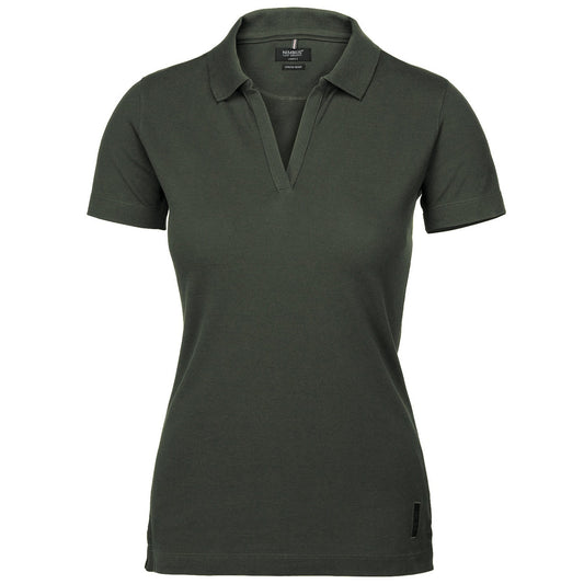 Women’s Harvard v-neck – stretch deluxe polo