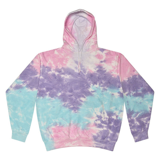 Rainbow tie-dye hoodie