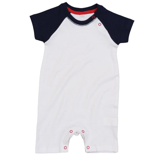 Baby baseball playsuit