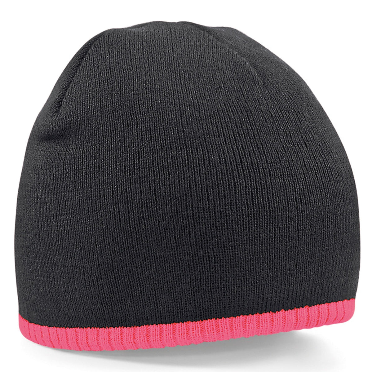 Two-tone pull-on beanie