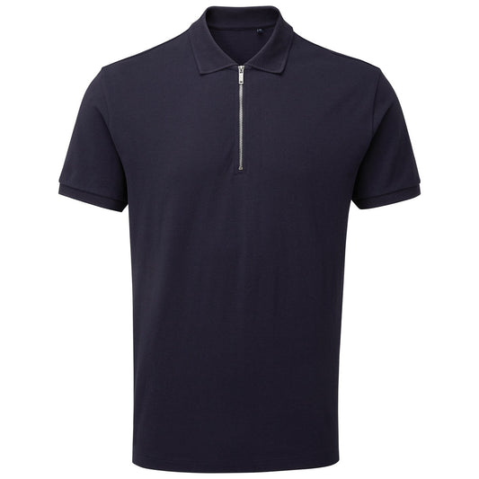 Men's zip polo