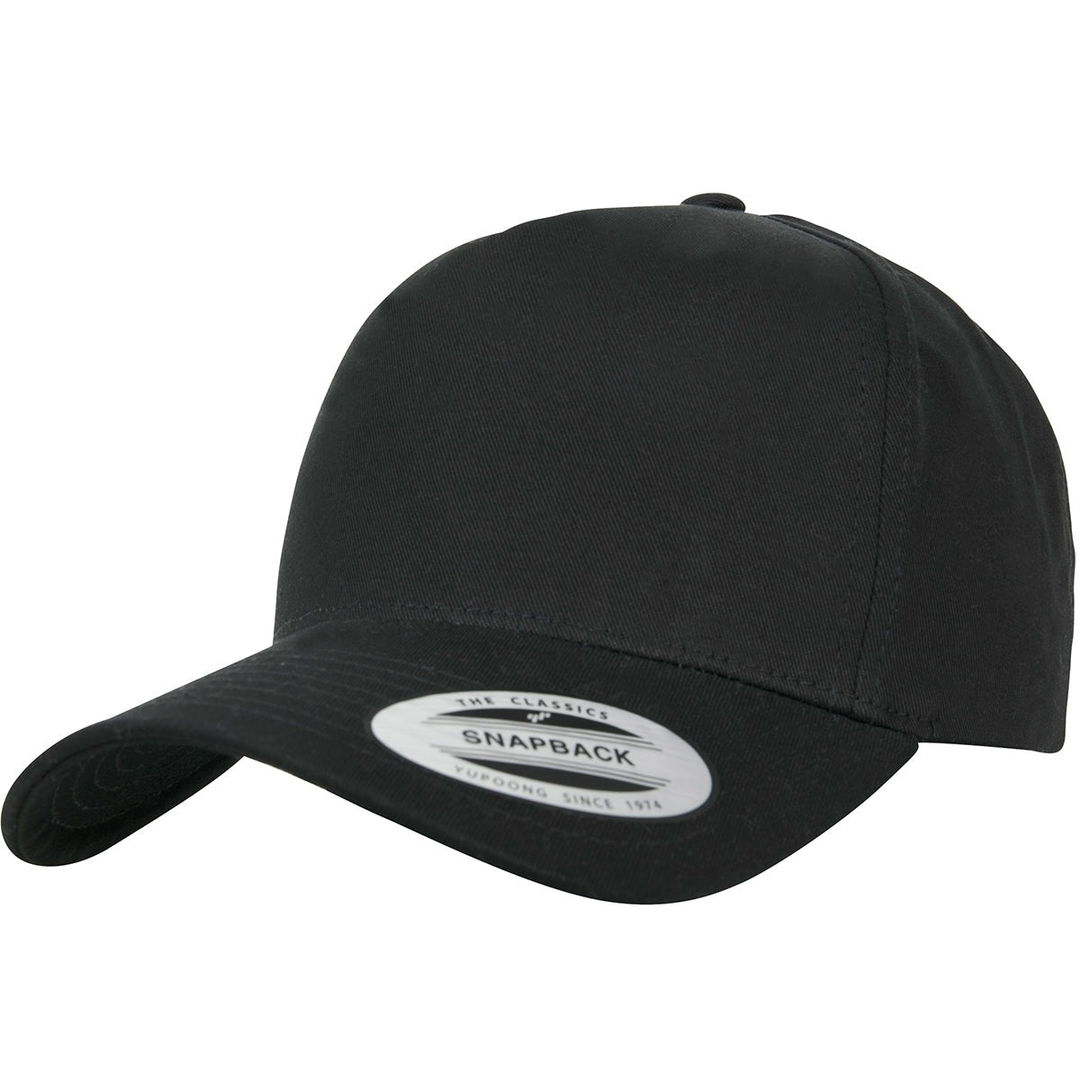 5-panel curved classic snapback (7707)