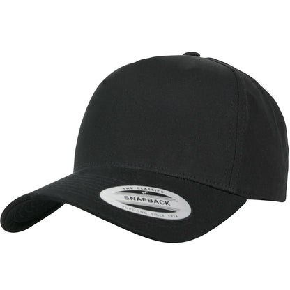 5-panel curved classic snapback (7707)