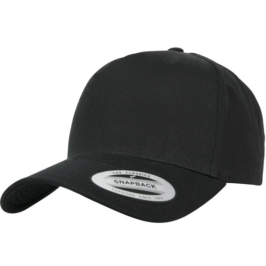 5-panel curved classic snapback (7707)