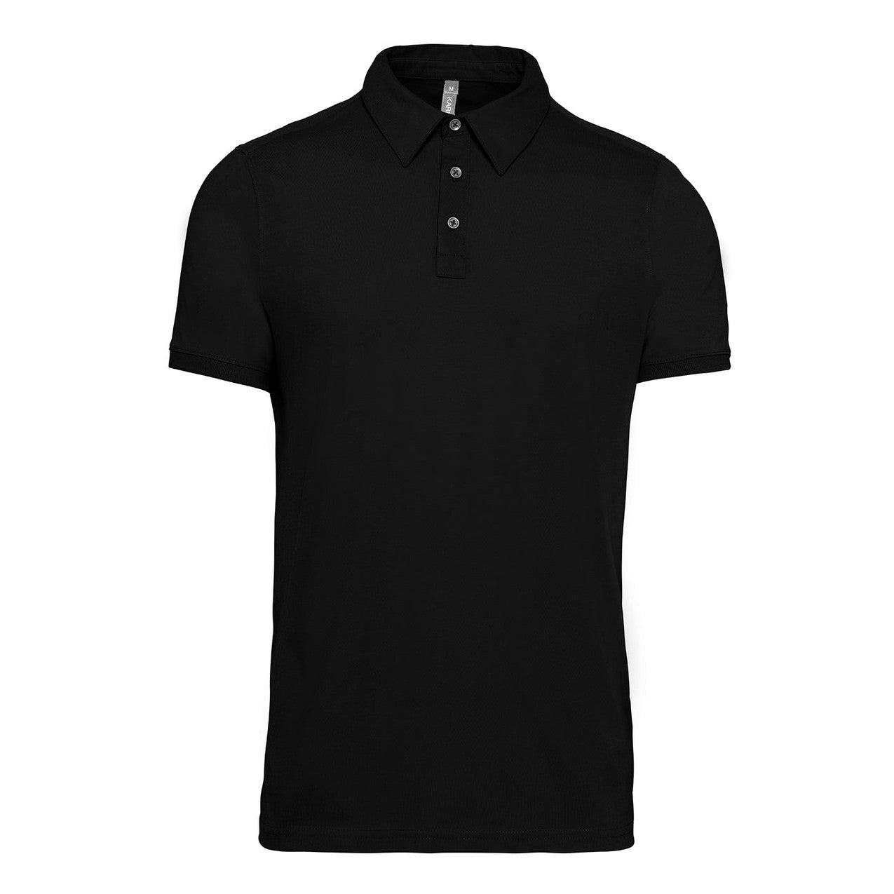 Jersey knit polo shirt
