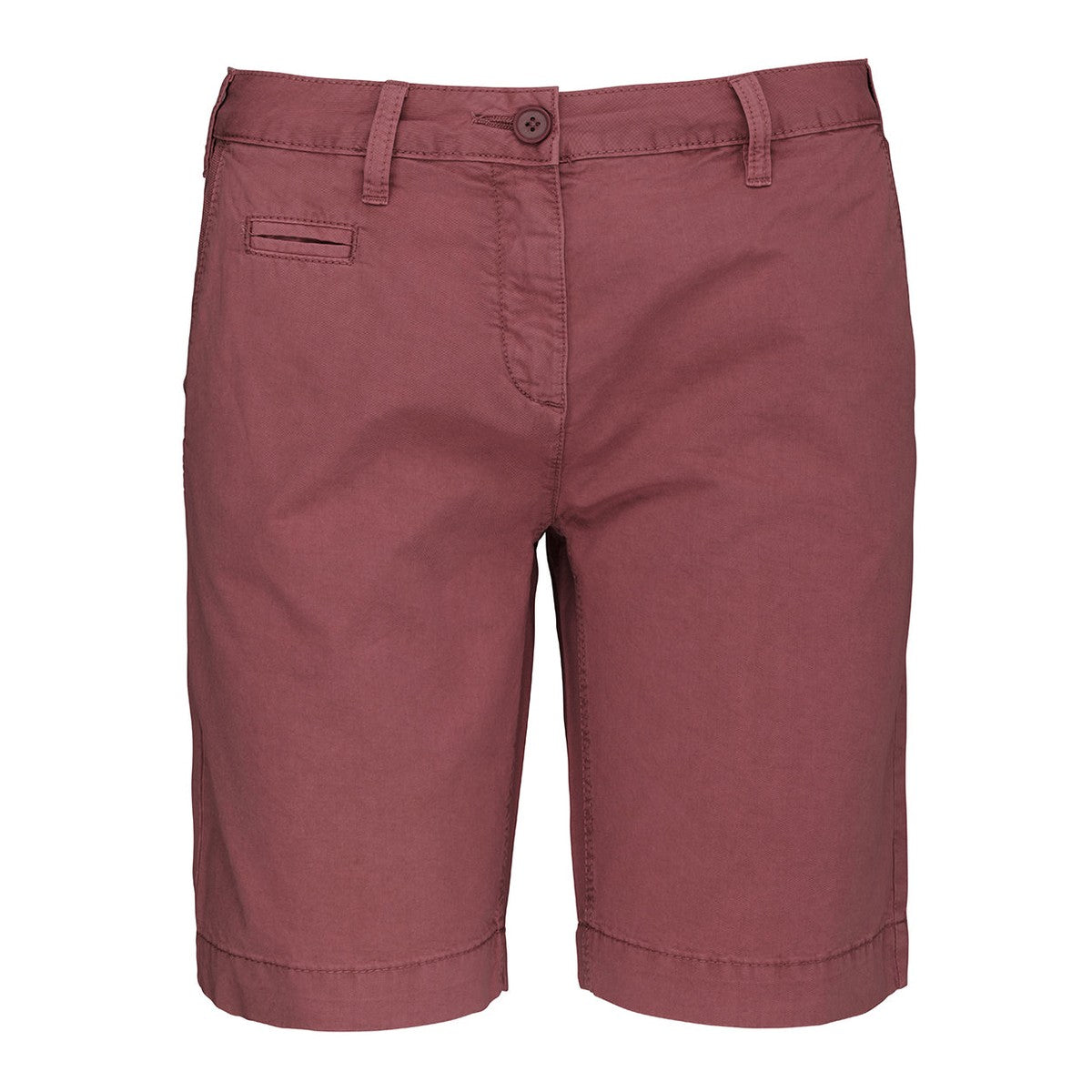 Ladies' washed effect Bermuda shorts