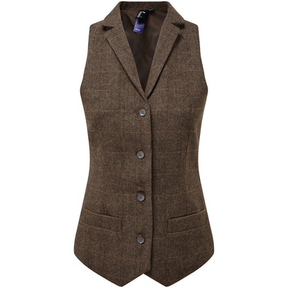 Women's herringbone waistcoat
