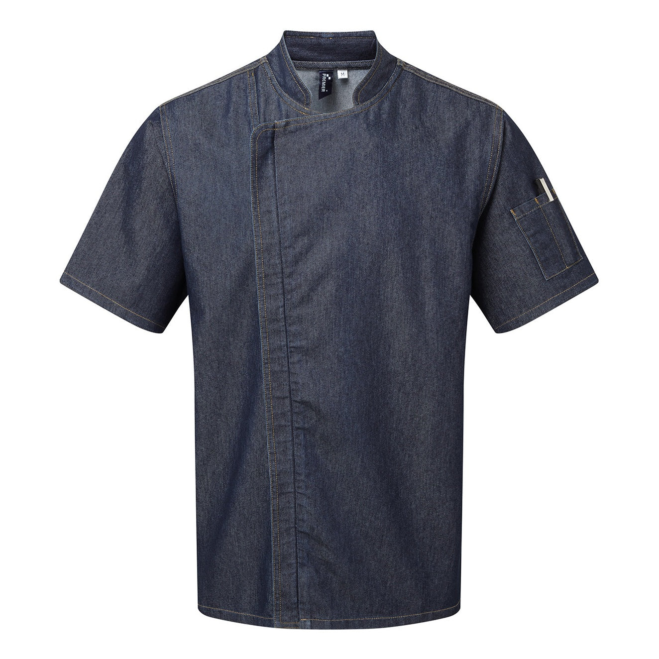 Chef's zip-close short sleeve jacket