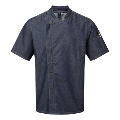 Chef's zip-close short sleeve jacket