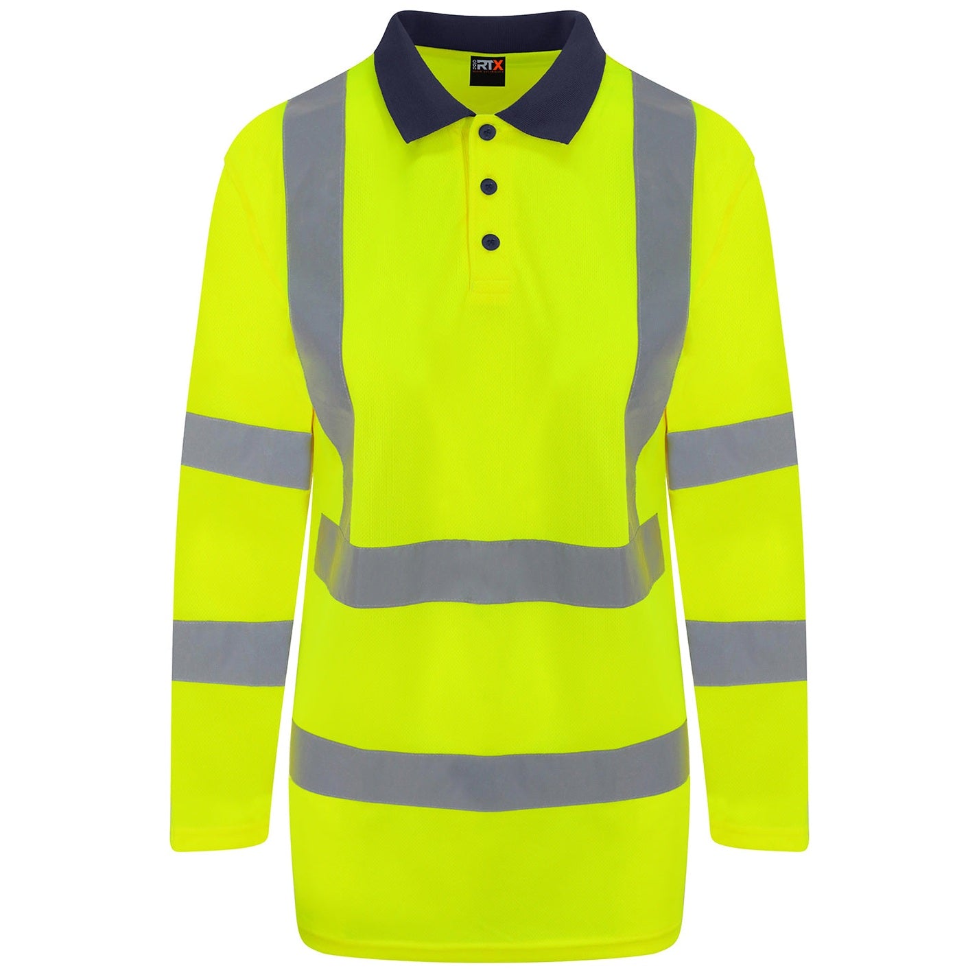 High visibility long sleeve polo