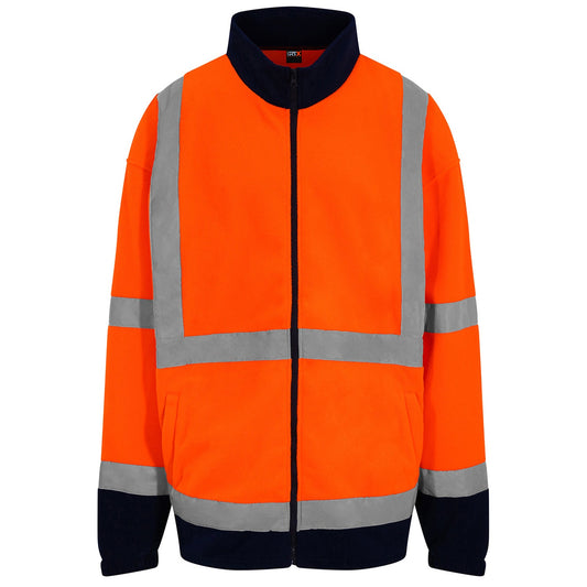 High visibility full-zip fleece