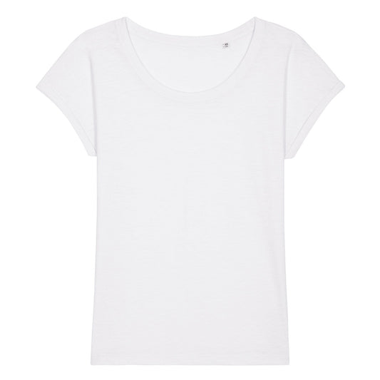 Women's Stella Rounders slub rolled sleeve slub t-shirt (STTW112)
