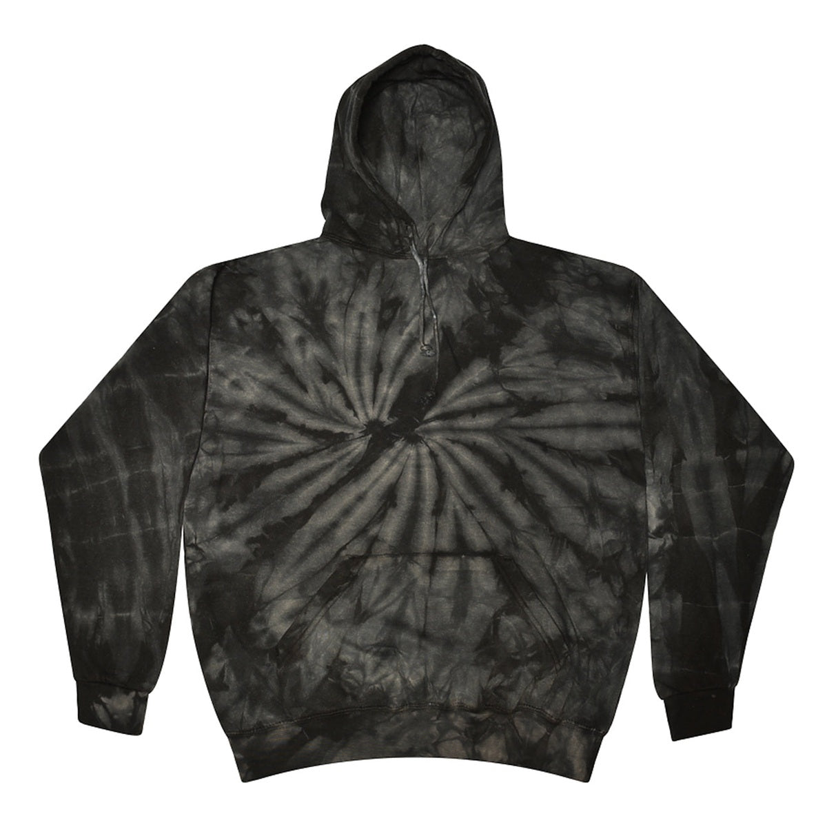 Rainbow tie-dye hoodie