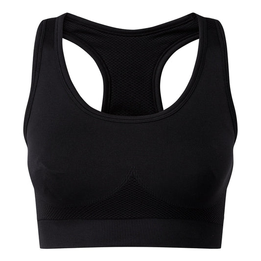 TriDri® seamless '3D fit' multi-sport sculpt solid colour bra