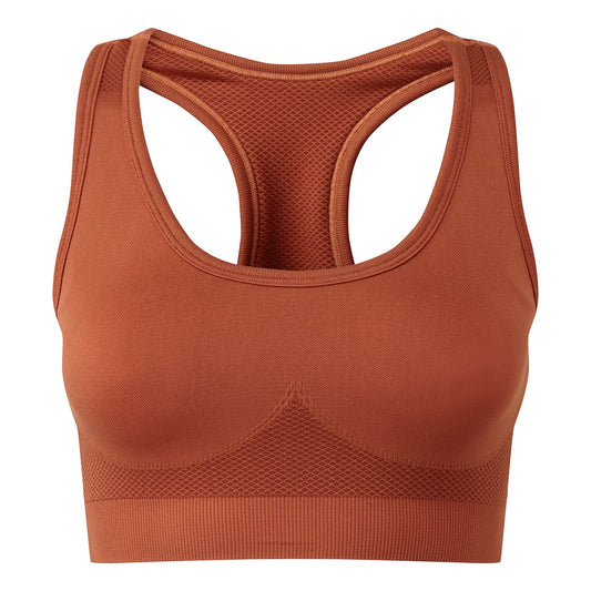TriDri® seamless '3D fit' multi-sport sculpt solid colour bra
