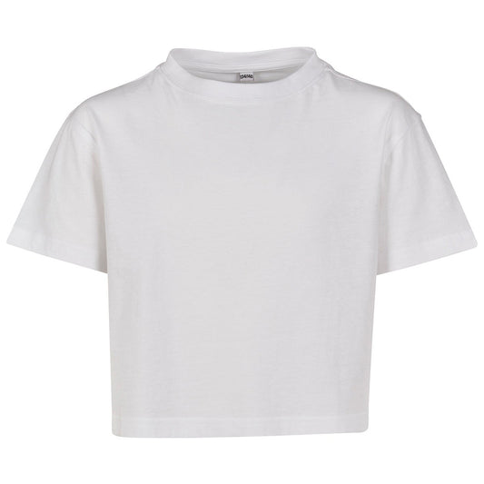 Girls cropped Jersey tee