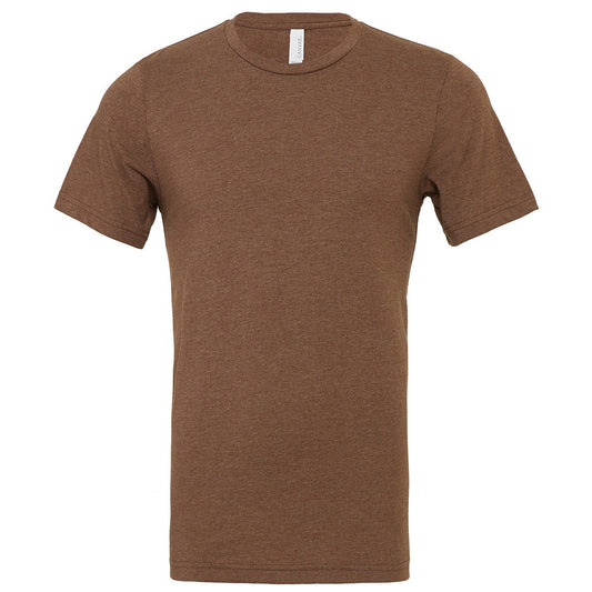 Unisex heather CVC short sleeve t-shirt