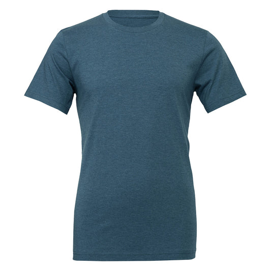 Unisex heather CVC short sleeve t-shirt