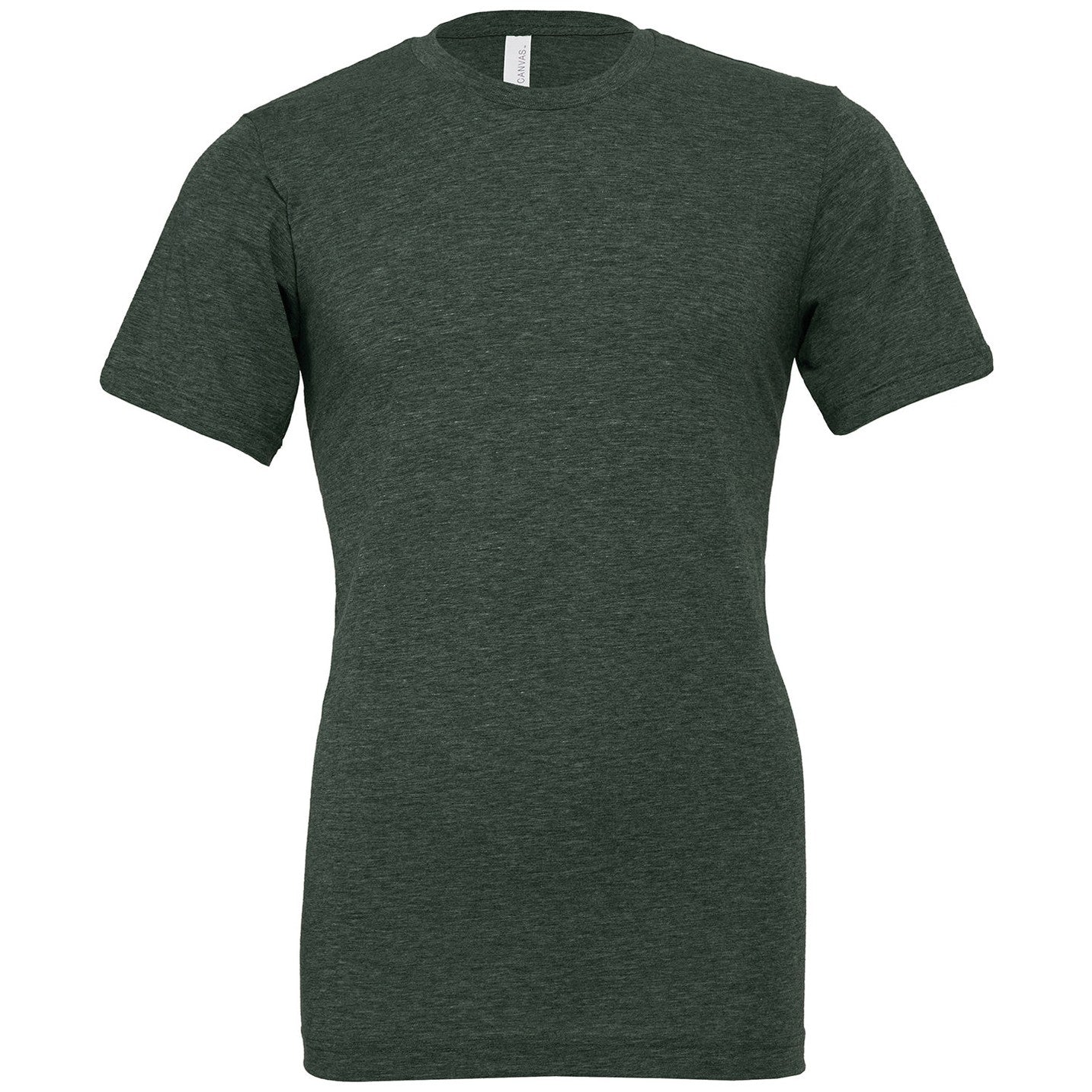 Unisex heather CVC short sleeve t-shirt