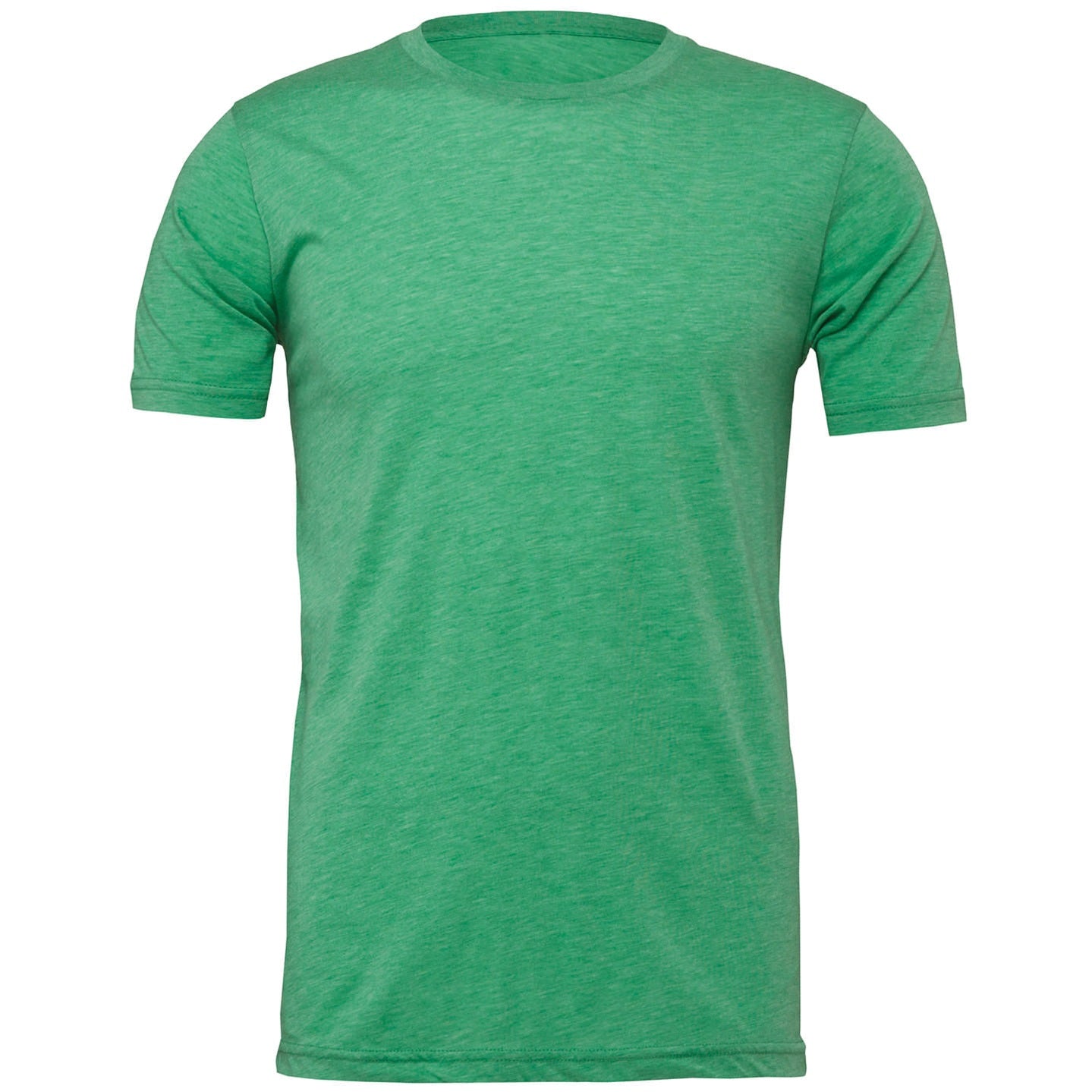 Unisex heather CVC short sleeve t-shirt