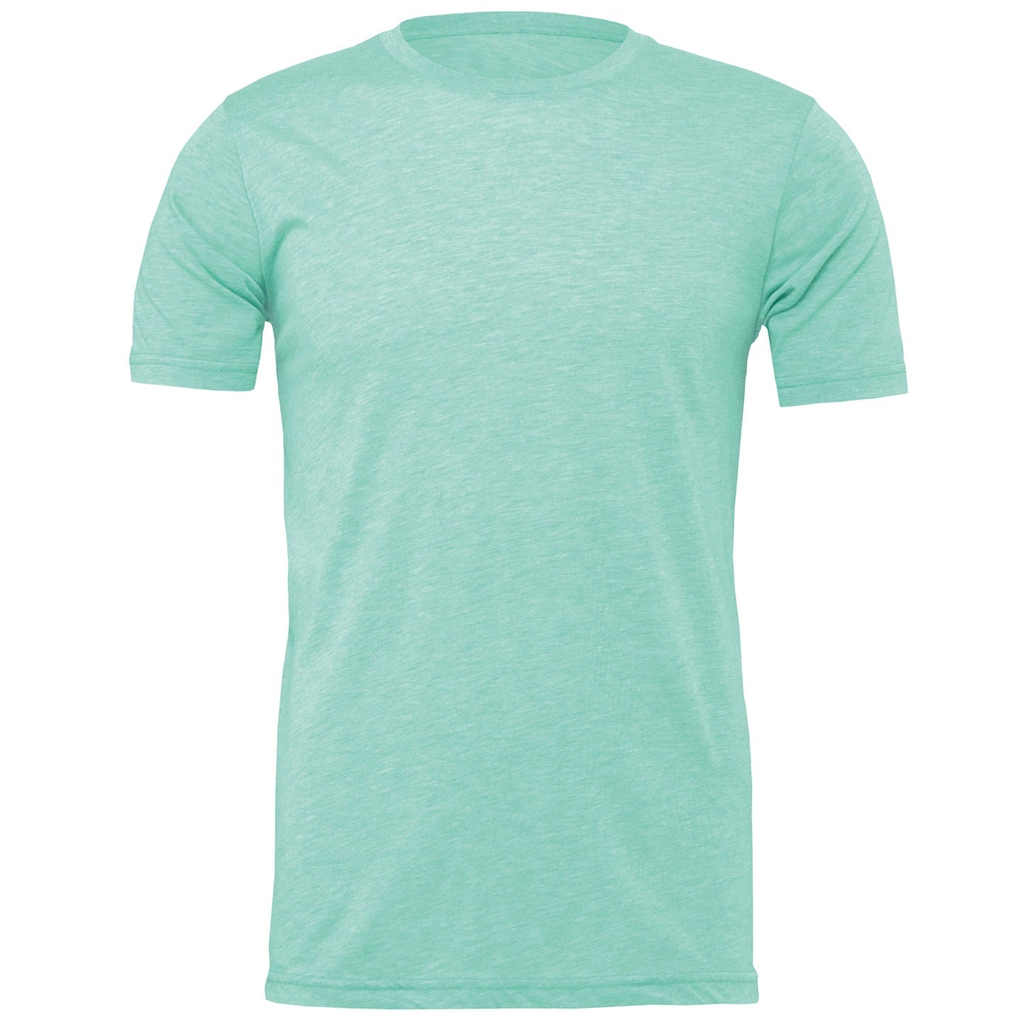 Unisex heather CVC short sleeve t-shirt