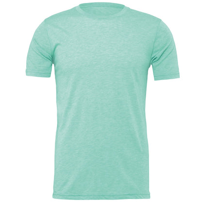 Unisex heather CVC short sleeve t-shirt