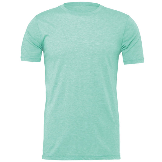 Unisex heather CVC short sleeve t-shirt