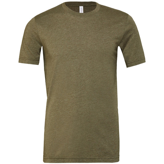 Unisex heather CVC short sleeve t-shirt