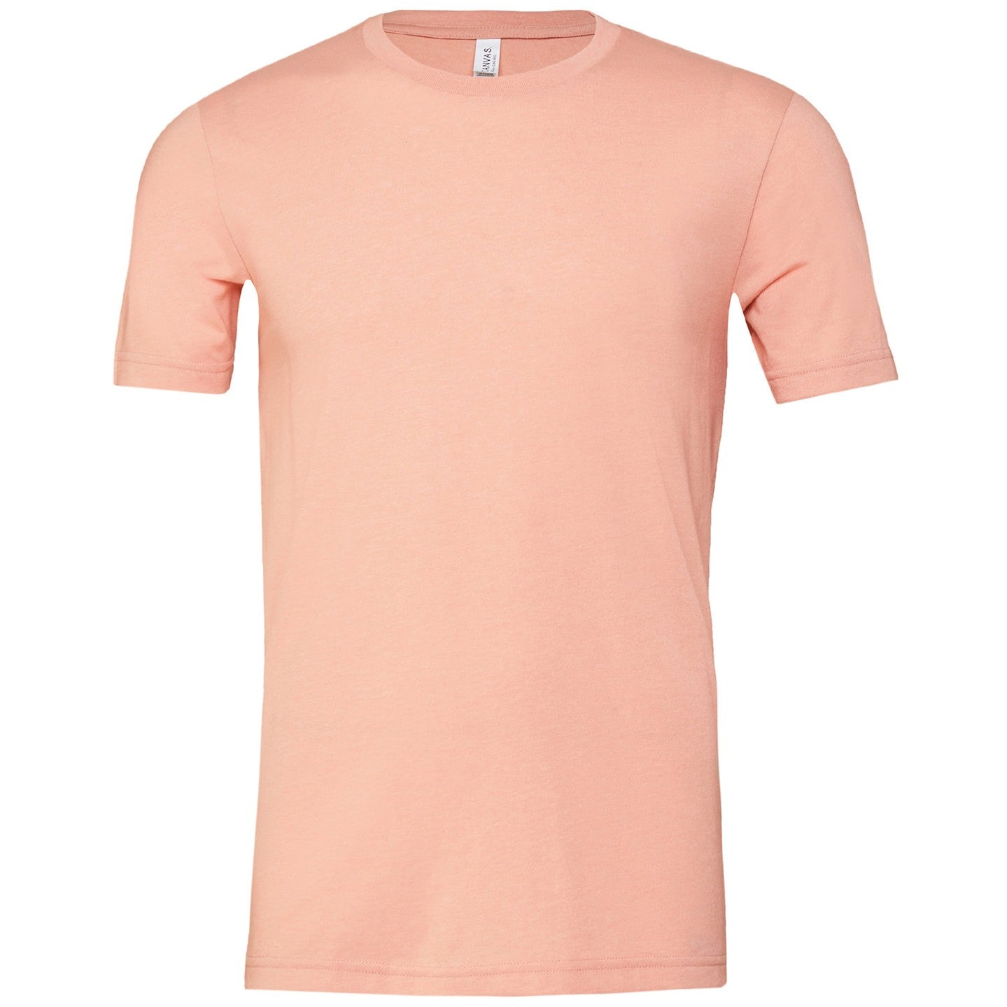Unisex heather CVC short sleeve t-shirt