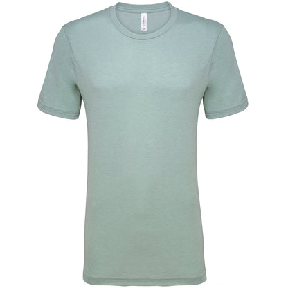 Unisex heather CVC short sleeve t-shirt