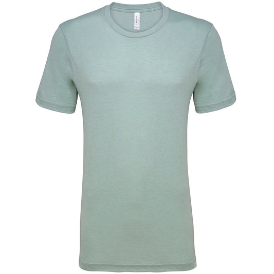 Unisex heather CVC short sleeve t-shirt
