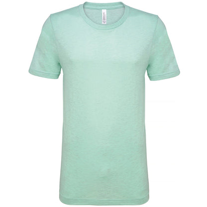Unisex heather CVC short sleeve t-shirt