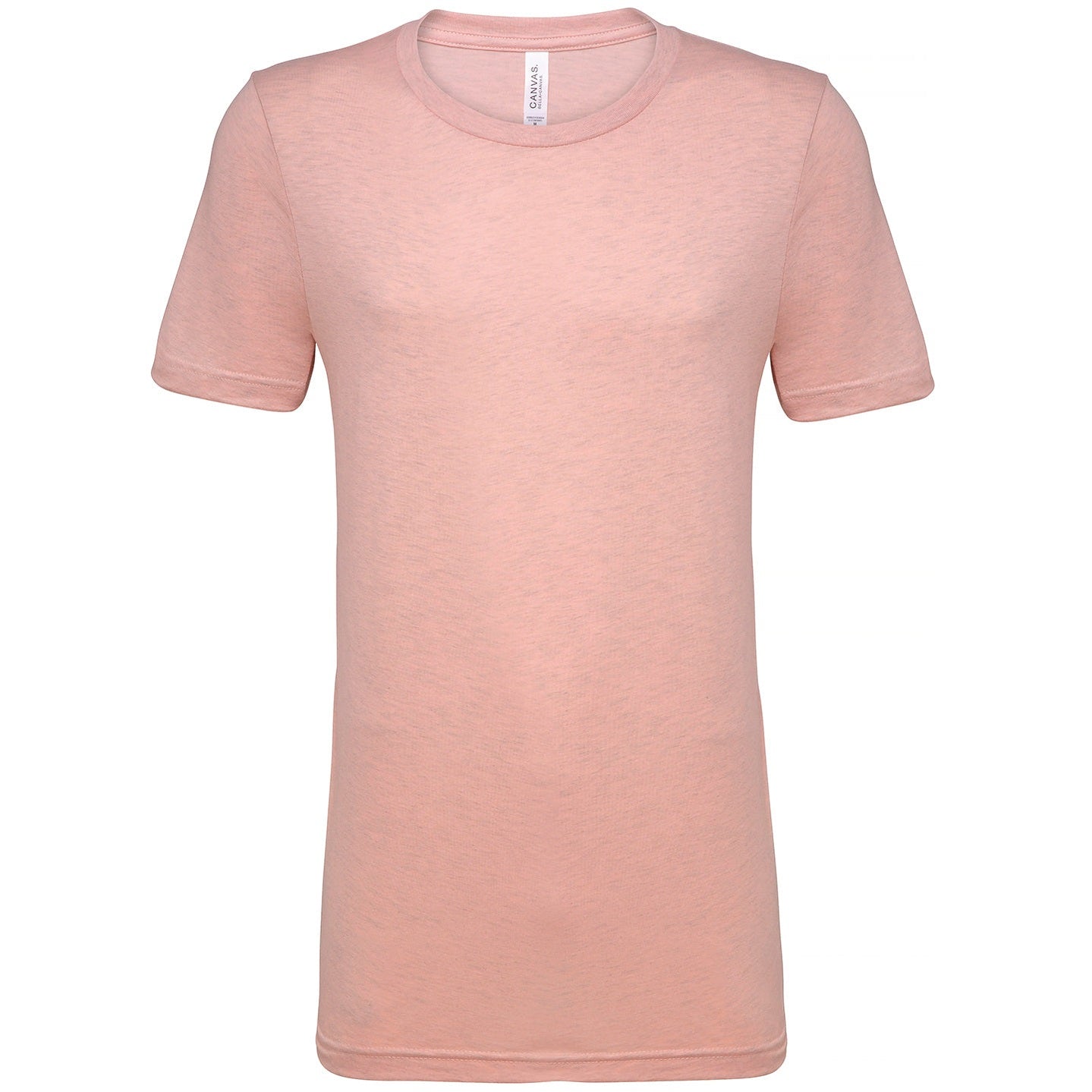 Unisex heather CVC short sleeve t-shirt