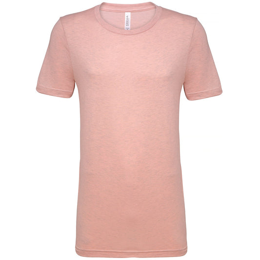 Unisex heather CVC short sleeve t-shirt
