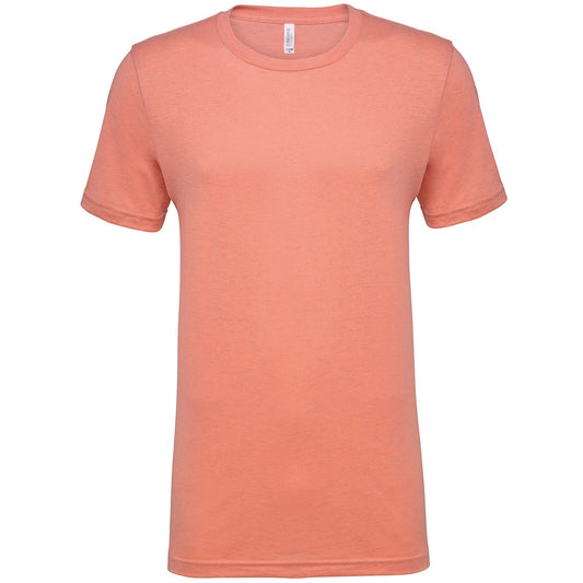 Unisex heather CVC short sleeve t-shirt
