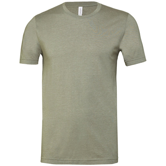 Unisex heather CVC short sleeve t-shirt