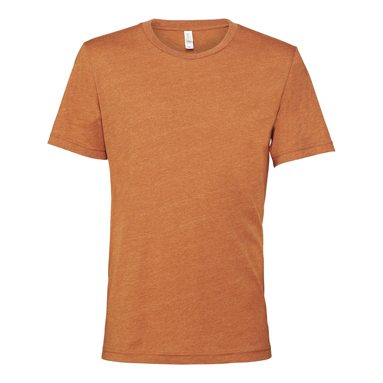Unisex heather CVC short sleeve t-shirt