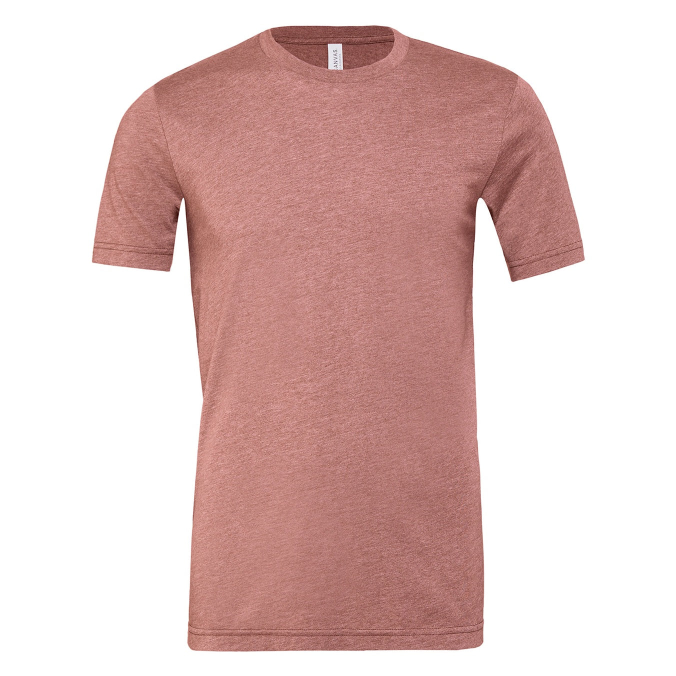 Unisex heather CVC short sleeve t-shirt