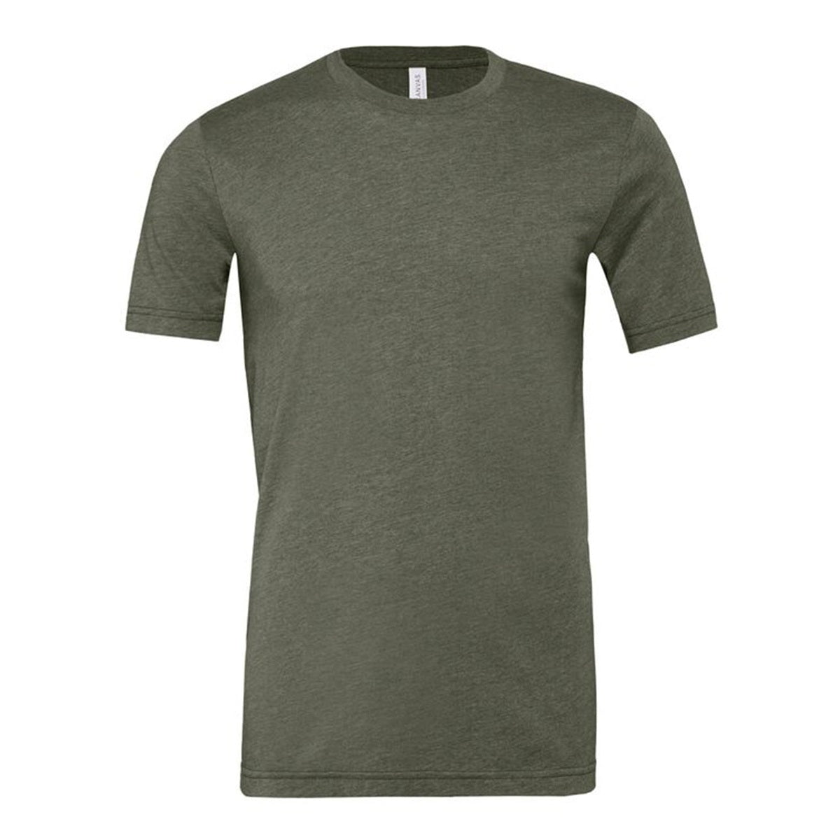 Unisex heather CVC short sleeve t-shirt