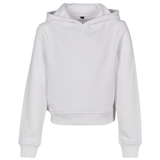 Girls cropped sweat hoodie