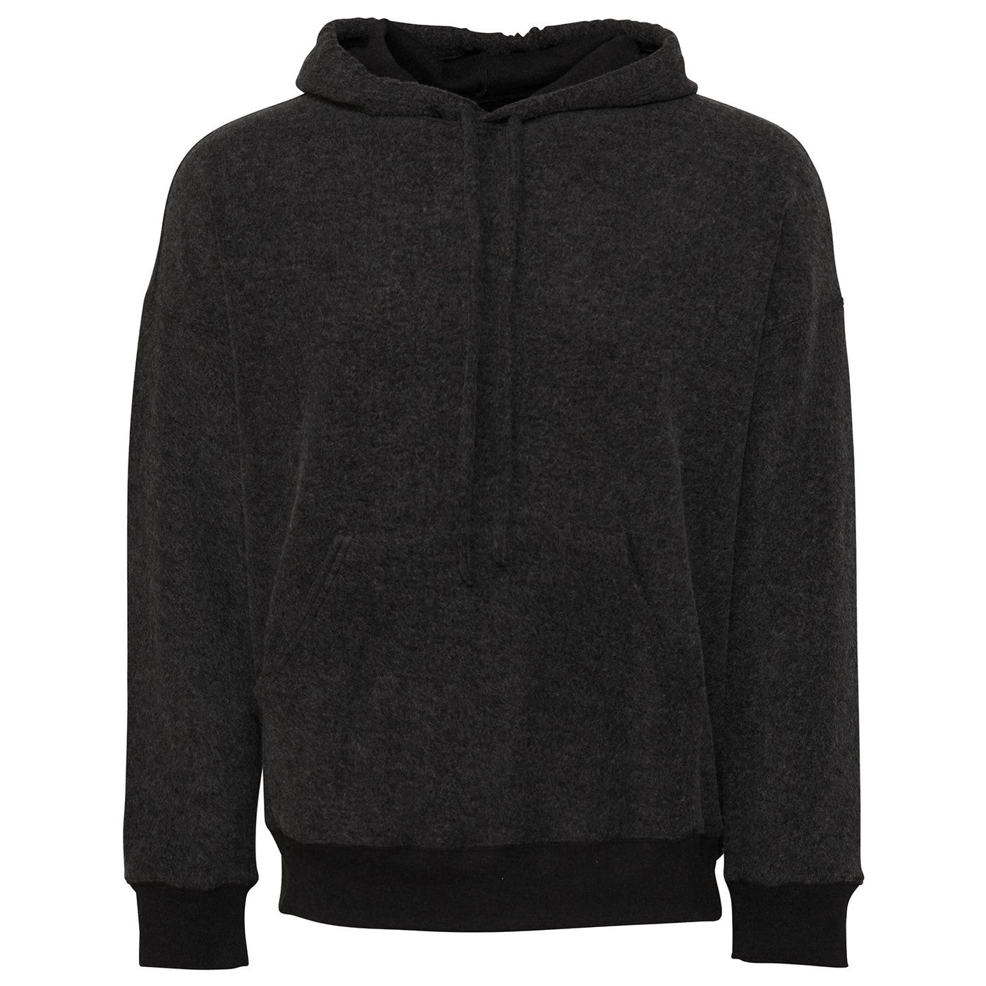 Unisex sueded fleece pullover hoodie