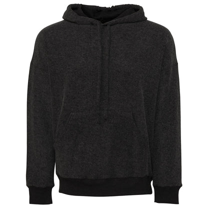 Unisex sueded fleece pullover hoodie