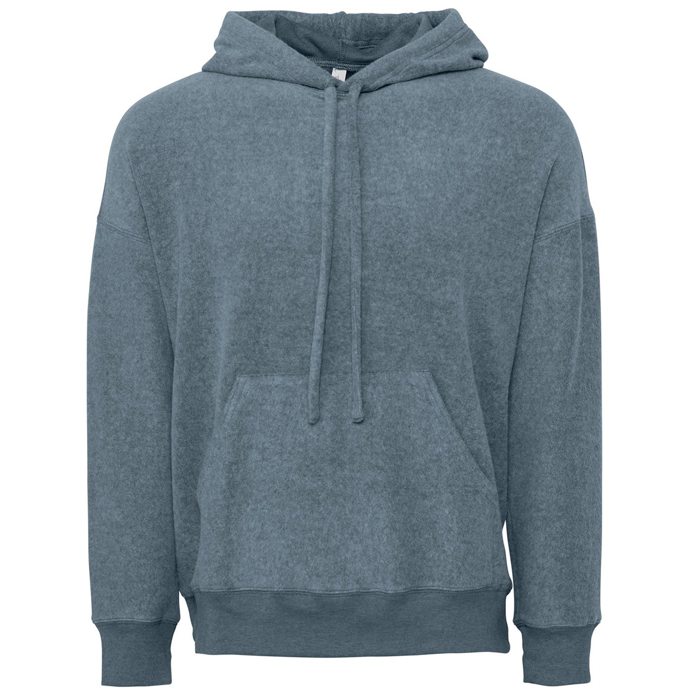 Unisex sueded fleece pullover hoodie