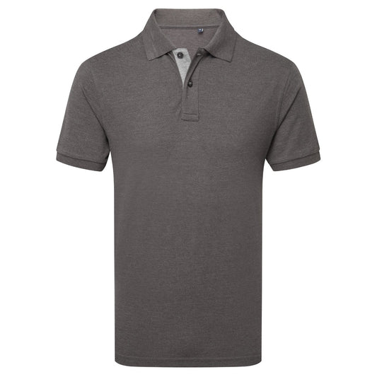 Men's classic fit contrast polo