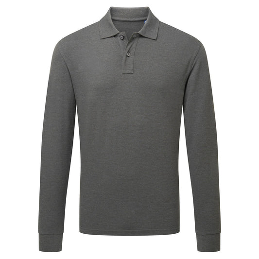 Men's classic fit long sleeved polo